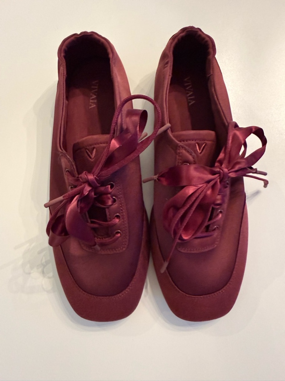 VIVAIA Cristina Sneakerina Satin Lace-Up Sneakers
